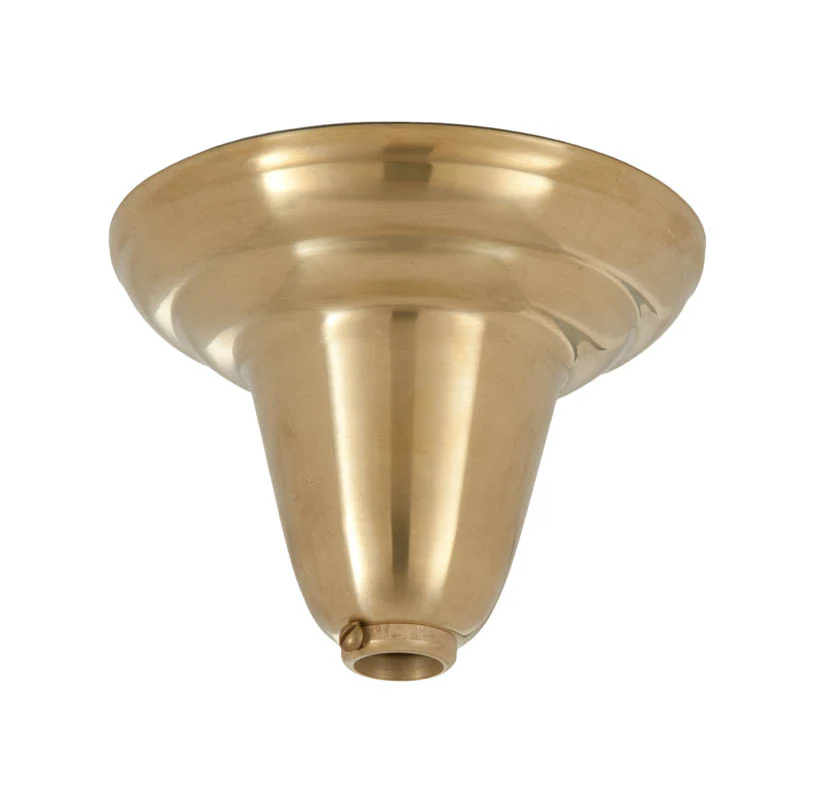 Unfinished Brass Fixture Canopy, 5 1/4" dia. (11816U)