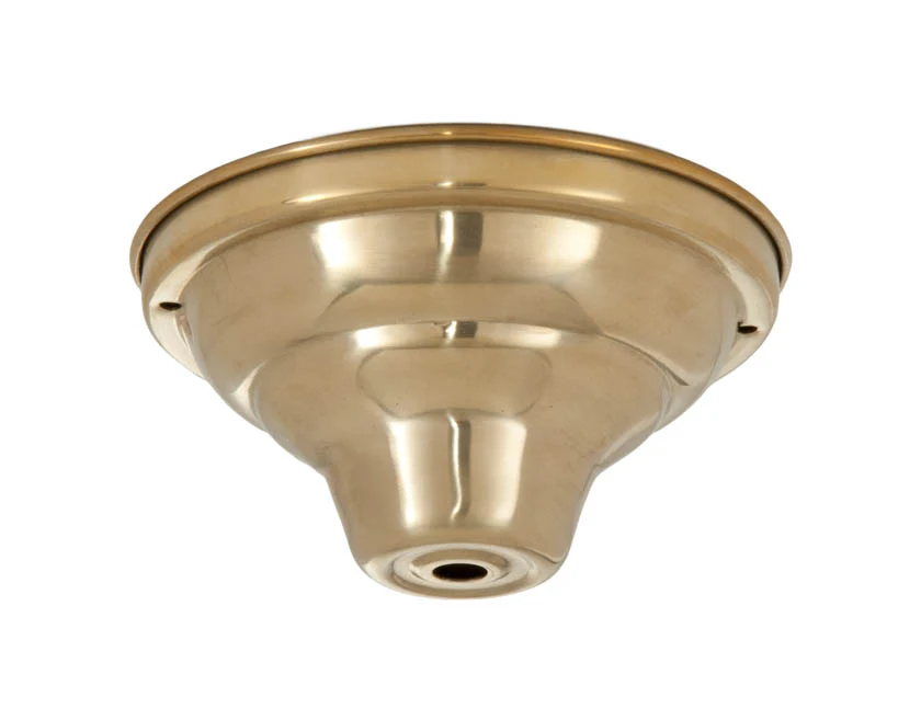 Unfinished Brass Fixture Canopy, 5 1/4" dia. (11830U)