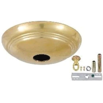 Unfinished Brass Solid Spun Brass Ribbed Canopy Kits (11734U) - Image 3