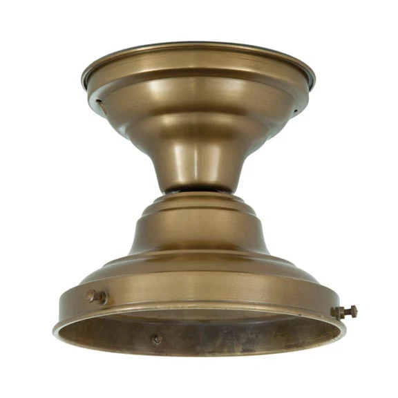 Unwired Schoolhouse Fixtures, Antique Brass Finish (11871B)