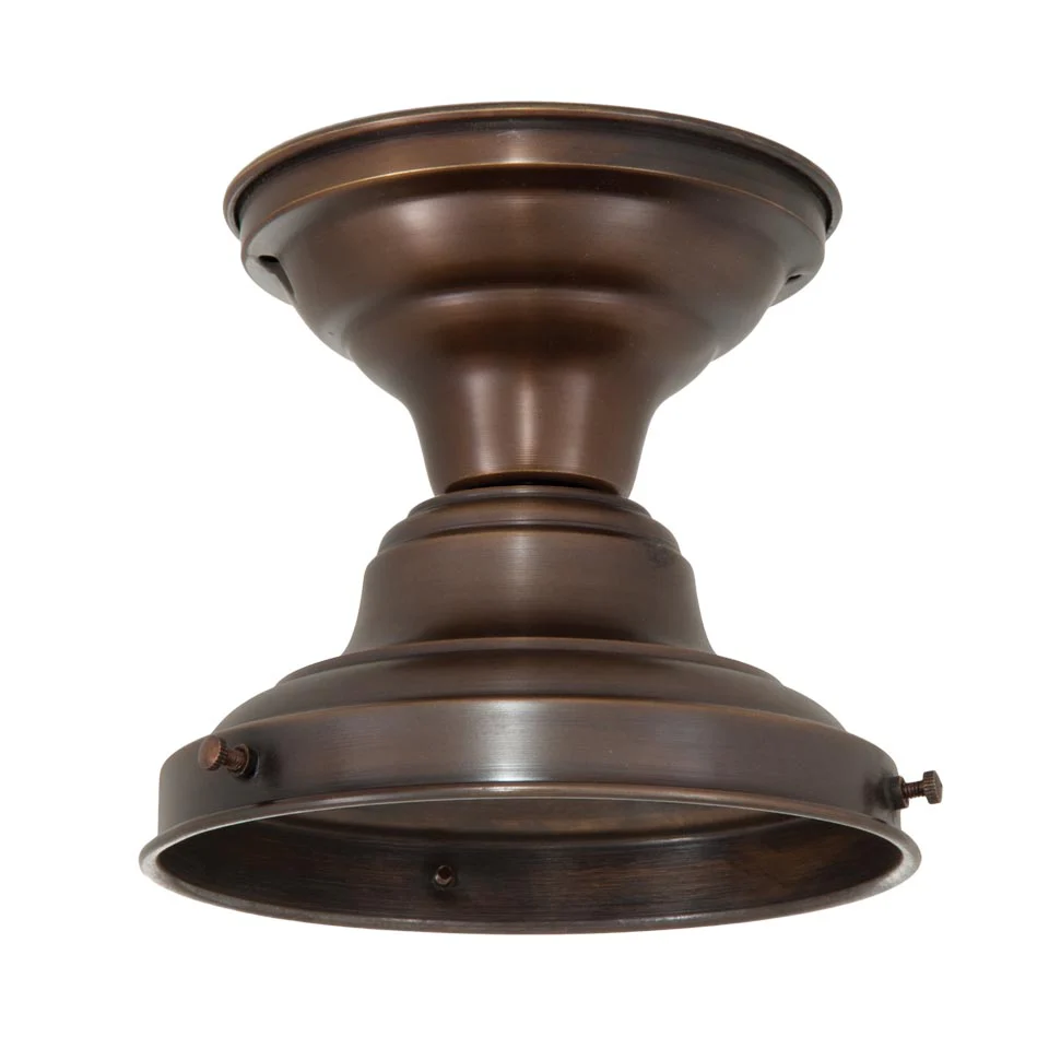 Unwired Schoolhouse Fixtures, Antique Bronze Finish (11871A)