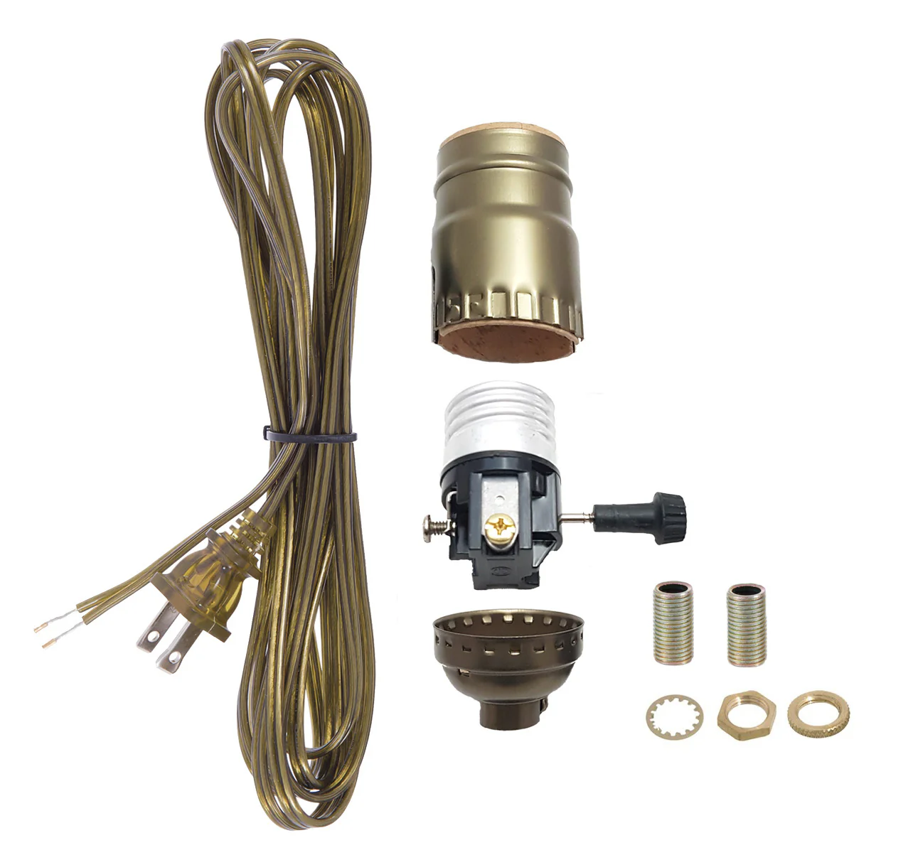 Vintage Table Lamp Rewiring Kit, 3 Finishes to Choose From (30553A) - Image 5
