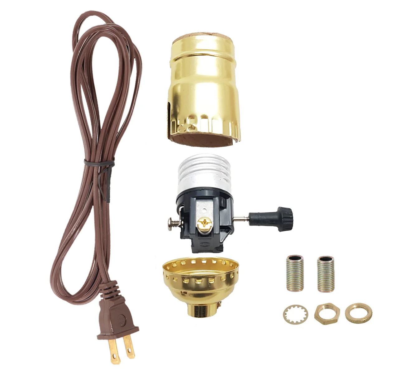 Vintage Table Lamp Rewiring Kit, 3 Finishes to Choose From (30553A) - Image 6