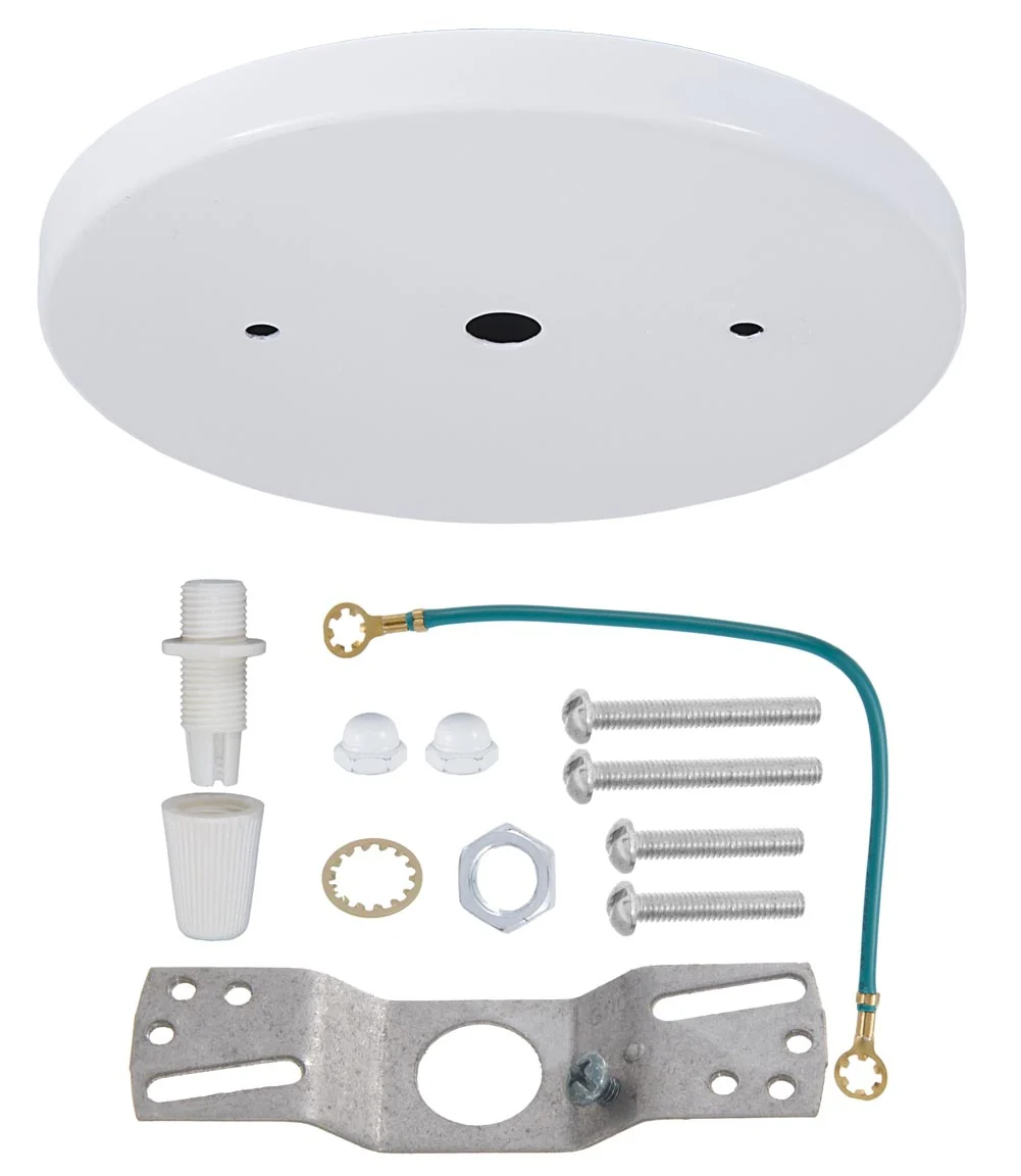 White Modern Shallow Canopy Kit (11783W) - Image 2