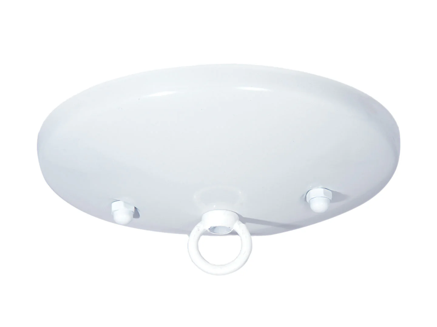 5" White Finish, Modern Shallow Design Fixture Canopy Kit (11778W)