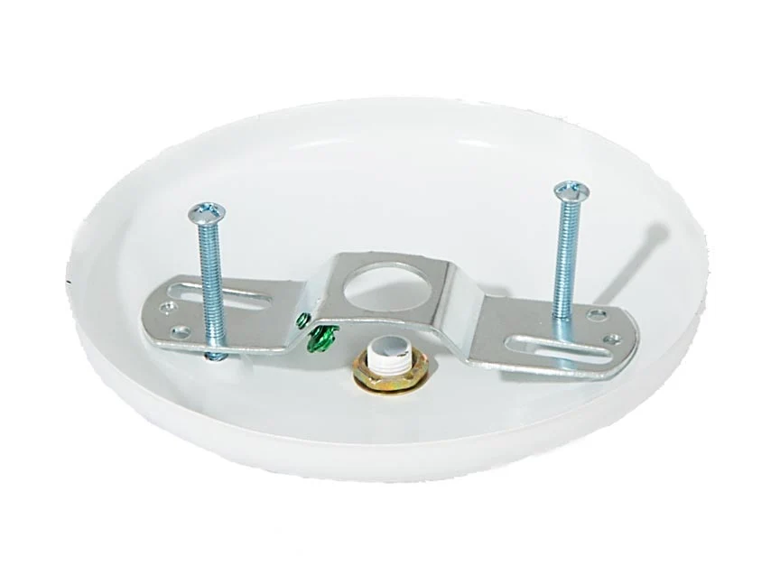 5" White Finish, Modern Shallow Design Fixture Canopy Kit (11778W) - Image 4