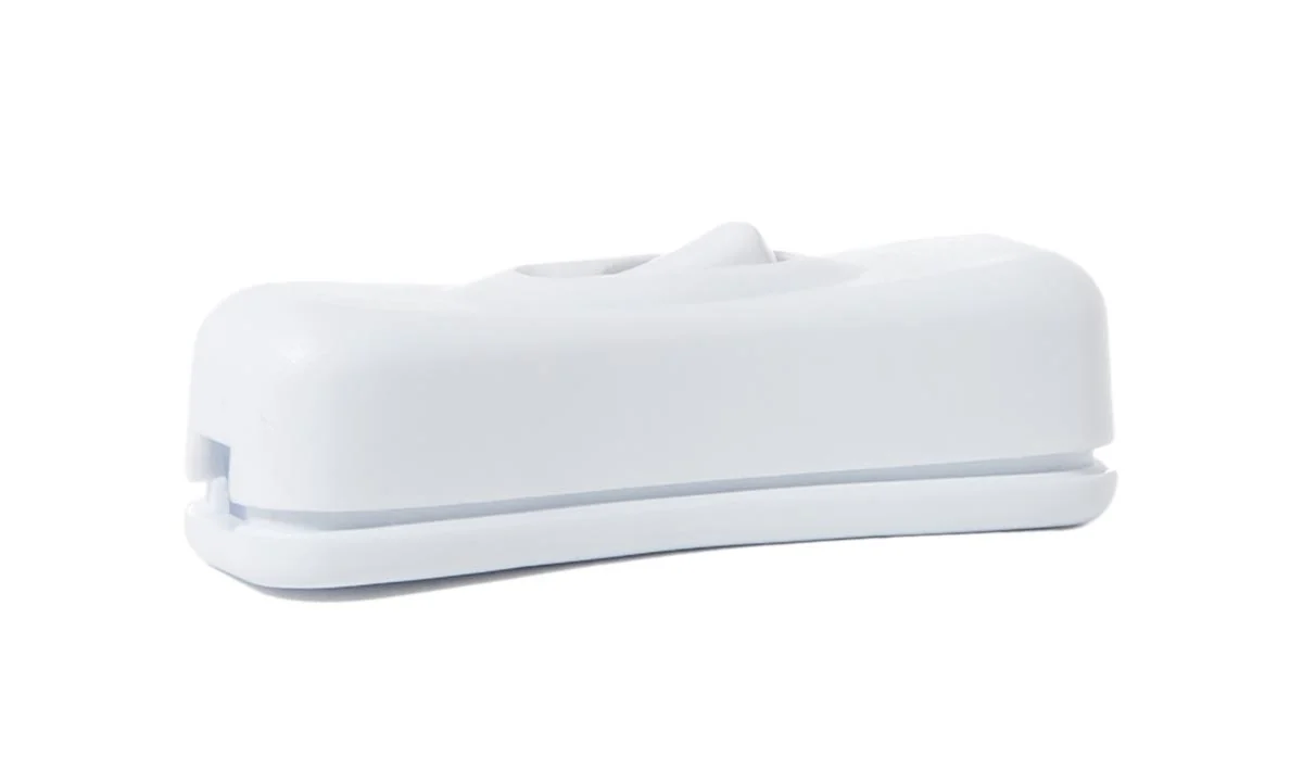 3/4" Wide White Plastic In-Line Toggle Switch For SPT 1 and 2 (48427W)