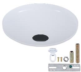 White Finish, Modern Ceiling Canopy & Canopy Kit (11787W) - Image 4