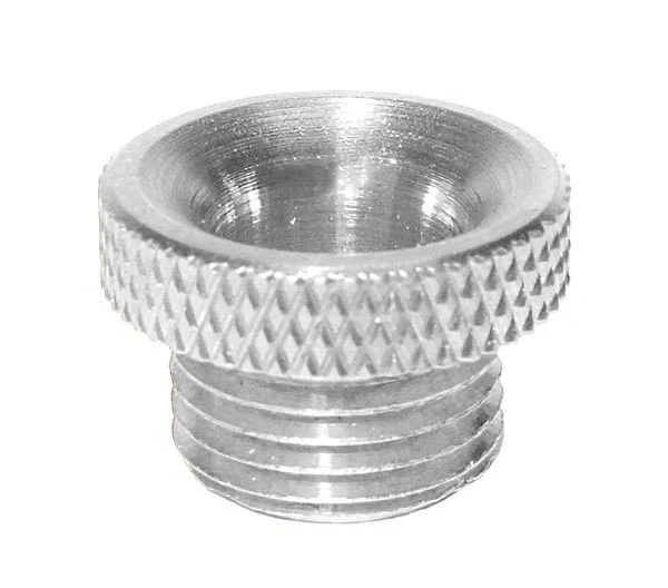Wide Flange Brass Cord Inlet Bushing with 1/8M Thread (3/8" diameter) (26903N)
