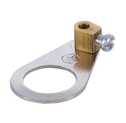 Zinc Plated Lug With Set Screw, Slips 1/8IP (3/8" diameter) (48499)